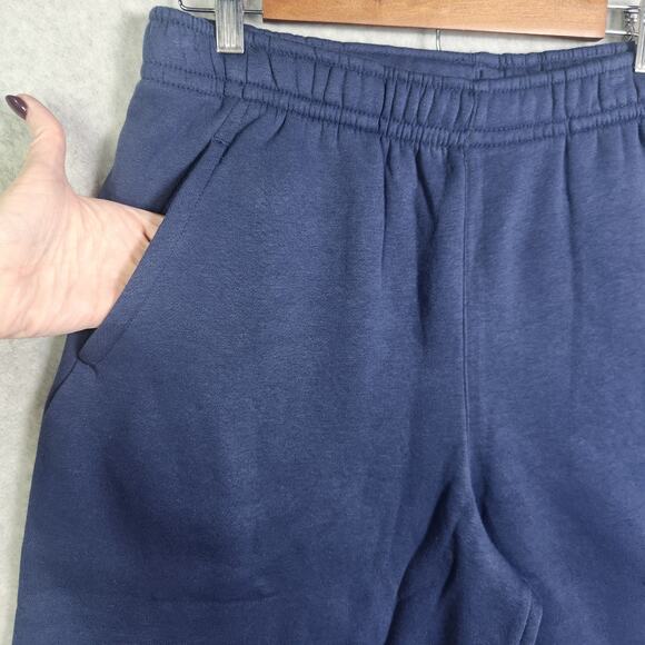 NEW Nike Club Graphic Lounge Shorts Sweats M Tall Navy Blue Big Swoosh Men's NWT - Picture 7 of 14